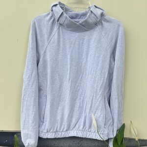 lululemon athletica Light Heather Blue Pullover Hoodie